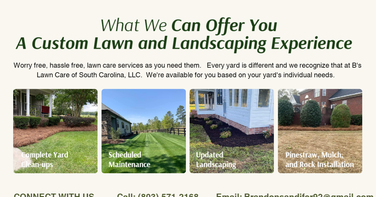 Bs Lawn Care Of South Carolina Llc Website